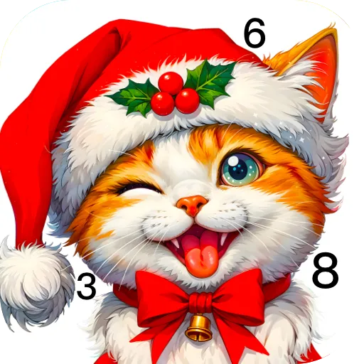 Game icon for Christmas Paint by Numbers by BrainArt Studio