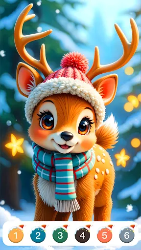 Gameplay screenshot 4 from Christmas Paint by Numbers - Board game